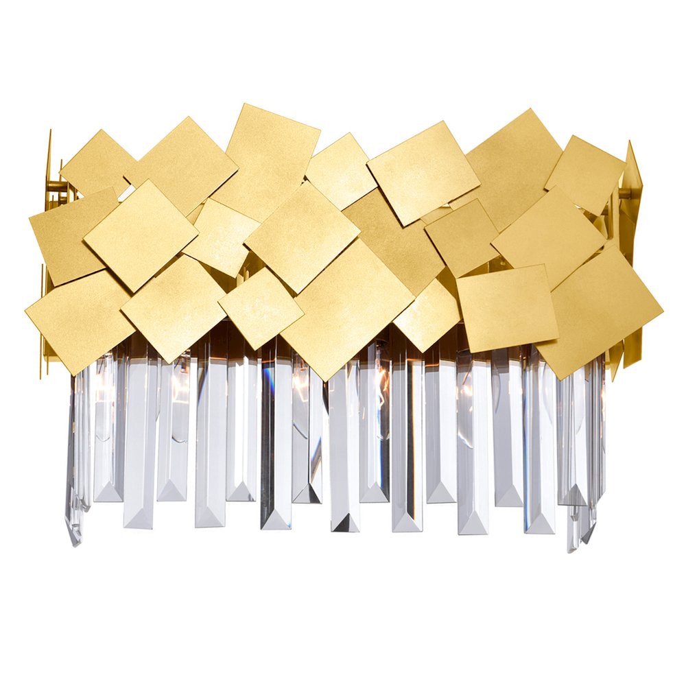 Panache 3 Light Vanity Light With Medallion Gold Finish