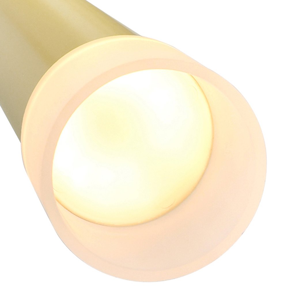 Andes Integrated LED Satin Gold Pool Table Light