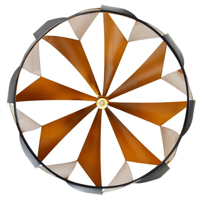 Oxide 1 Light 20in Black & Copper Down Pendant
