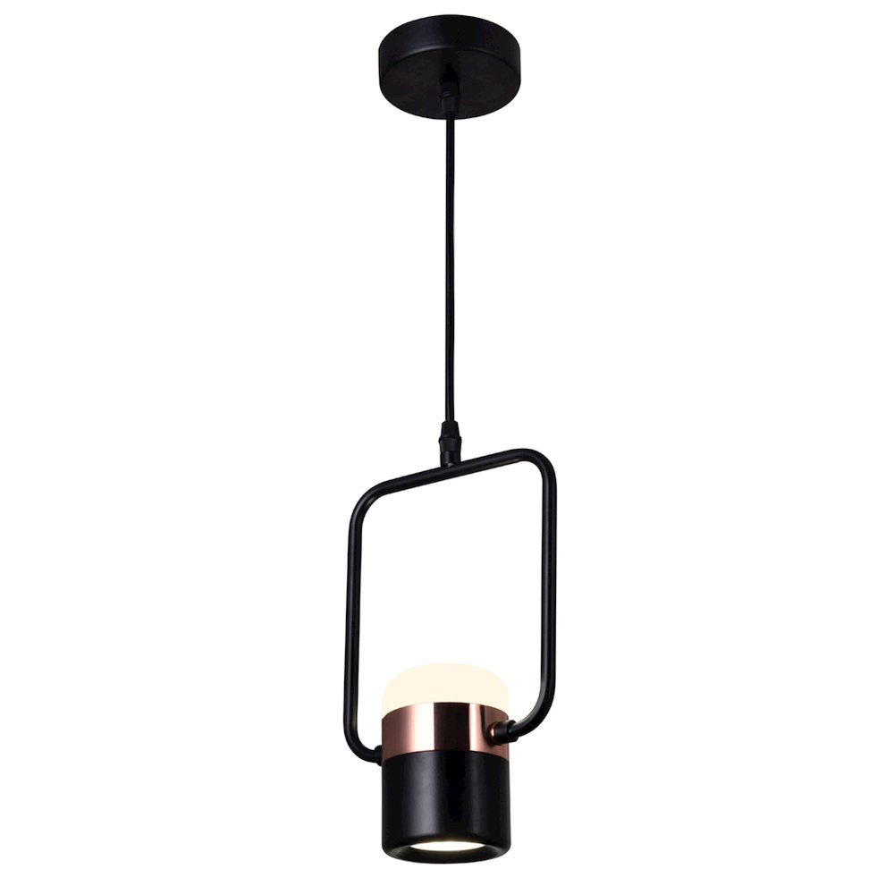 Moxie LED Down Mini Pendant With Black Finish