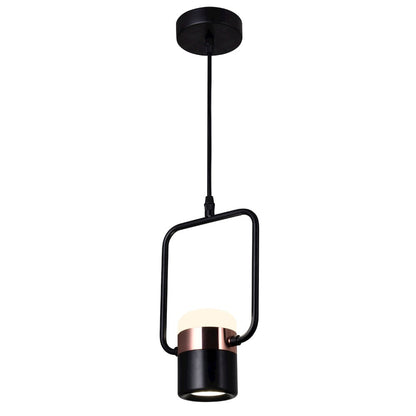 Moxie LED Down Mini Pendant With Black Finish