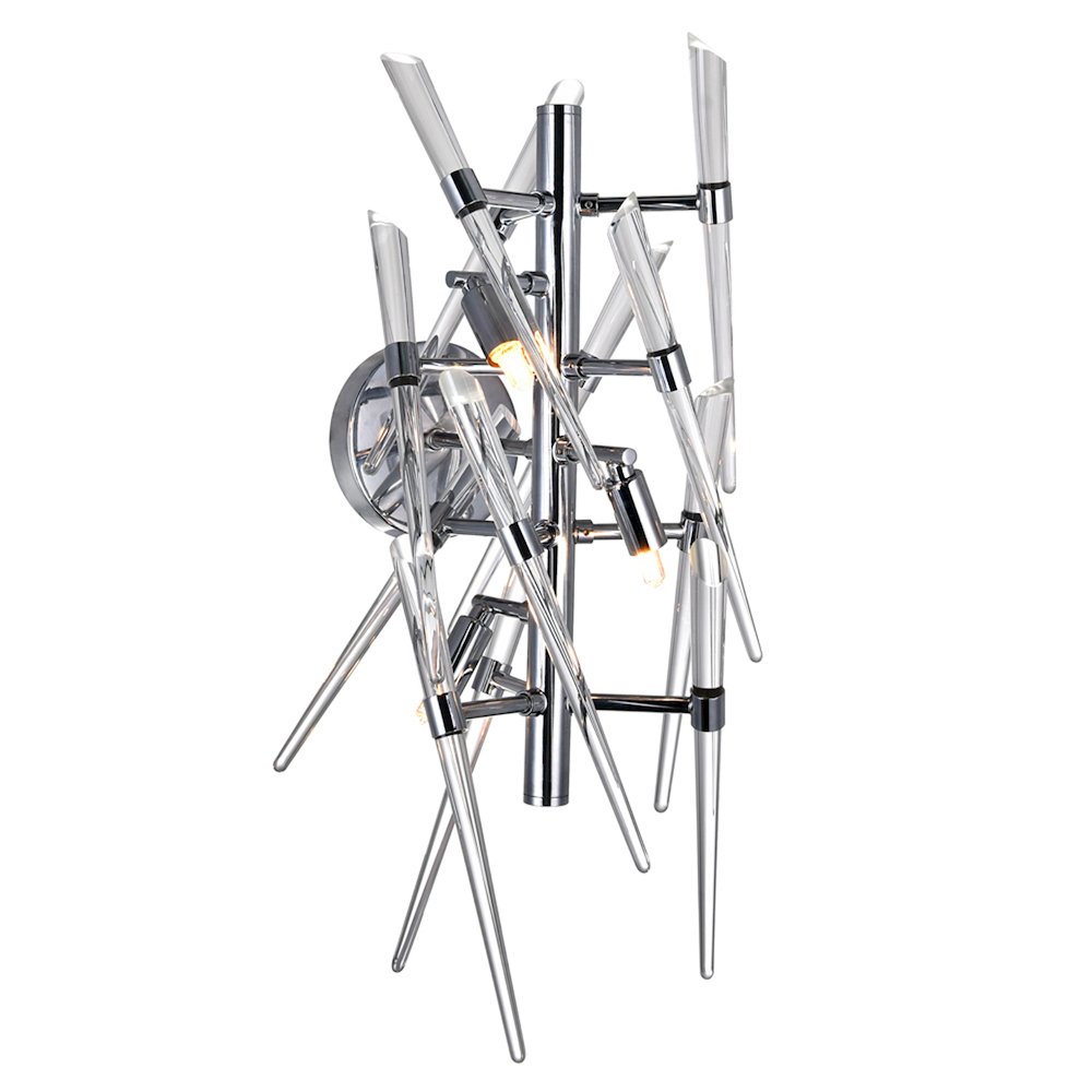 Icicle 3 Light 11in Chrome Wall Light