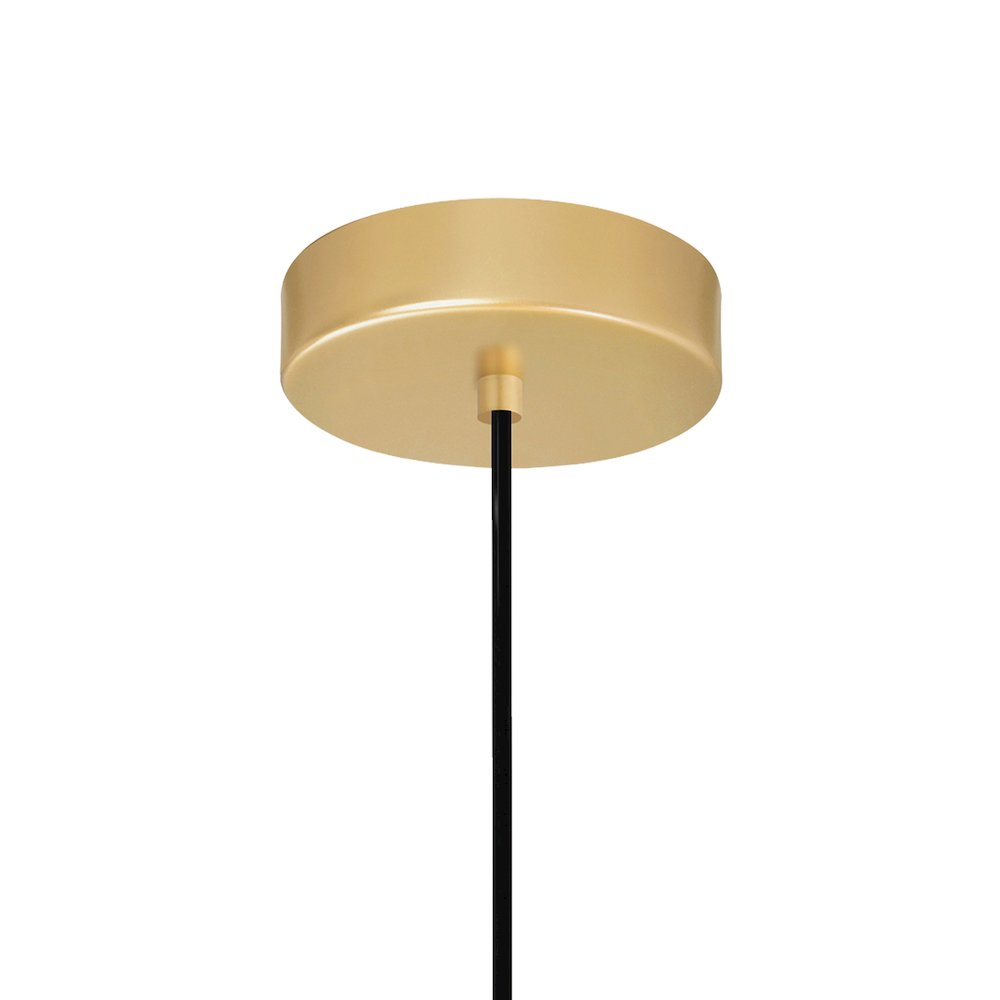 Saleen LED Mini Pendant With Sun Gold & Black Finish