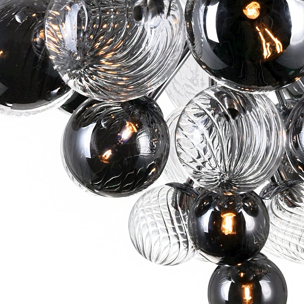 Pallocino 27 Light 36in Chrome Chandelier