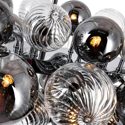 Pallocino 27 Light 39in Chrome Chandelier