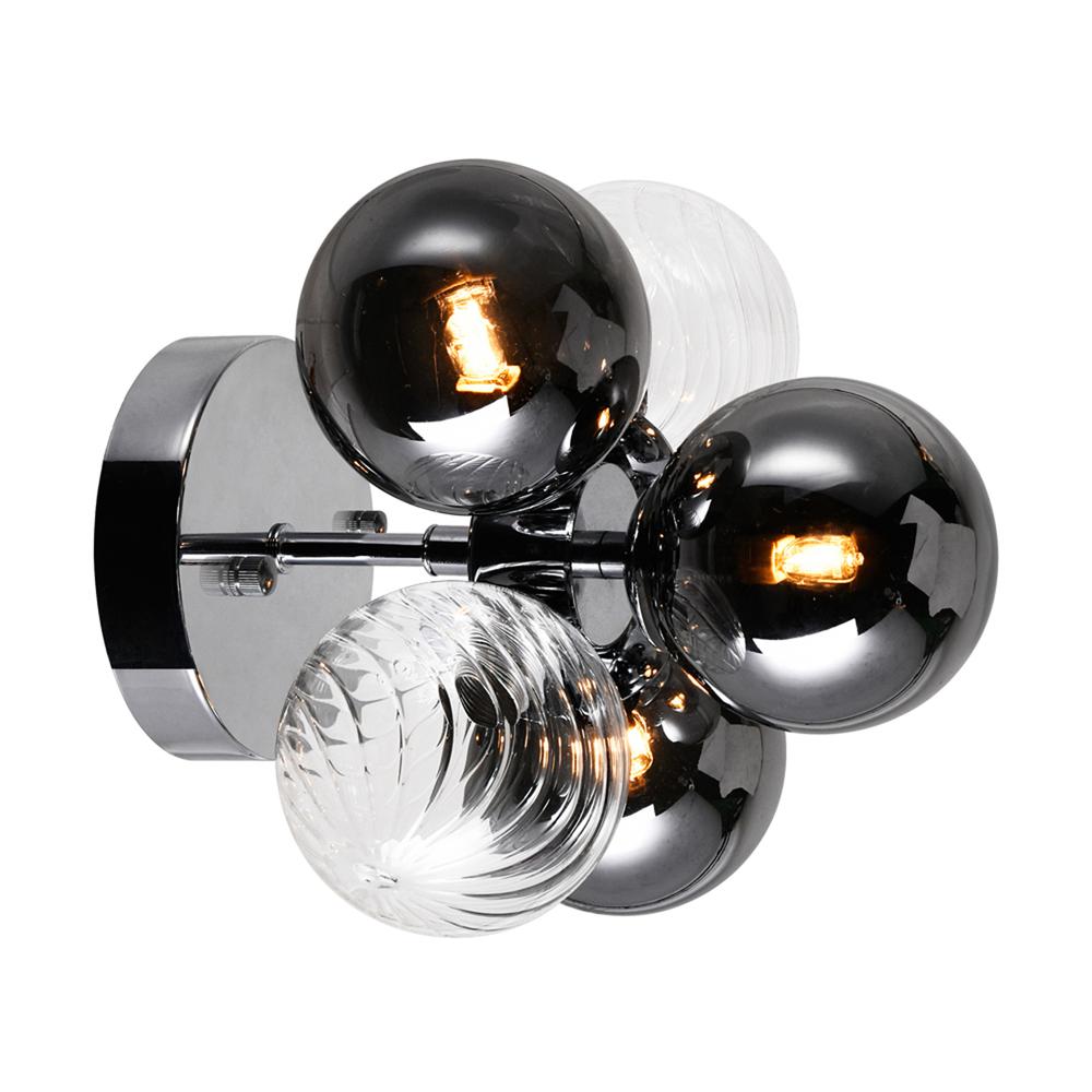 Pallocino 3 Light 9in Chrome Wall Sconce