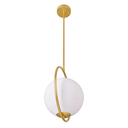 Celeste 1 Light 14in Medallion Gold Mini Pendant