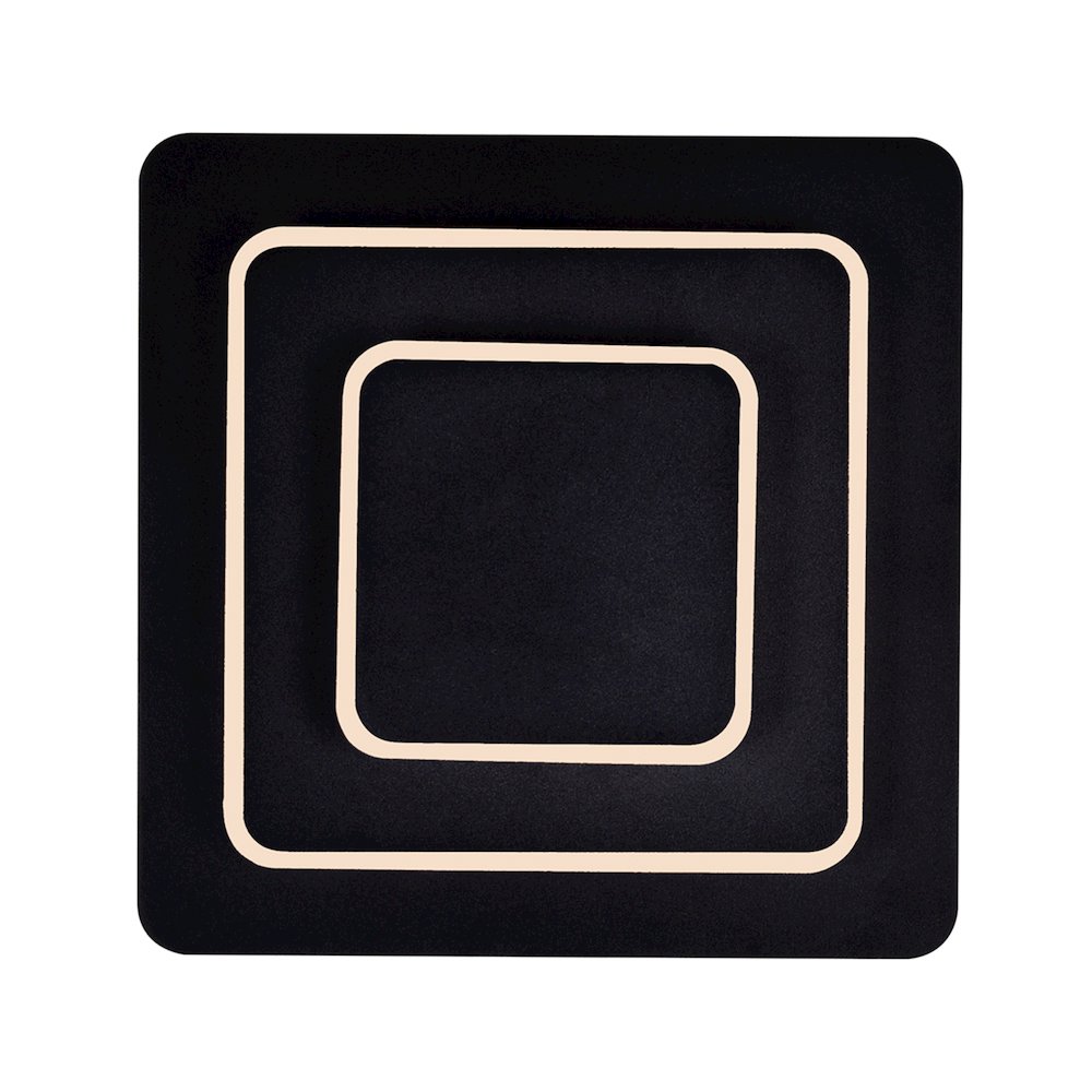 Private I Integrated LED Square Matte Black Wall Sconce