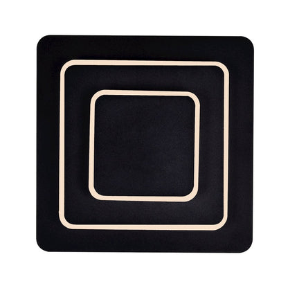 Private I Integrated LED Square Matte Black Wall Sconce