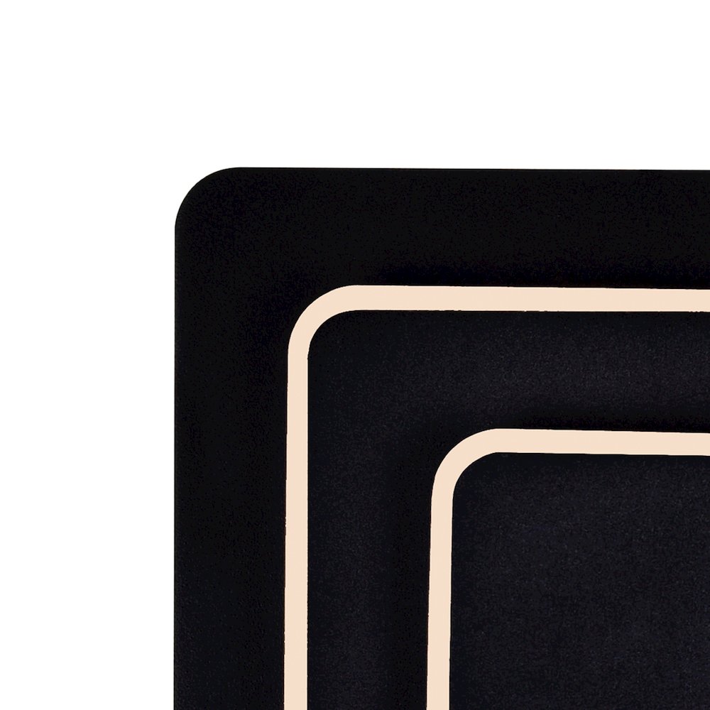 Private I Integrated LED Square Matte Black Wall Sconce