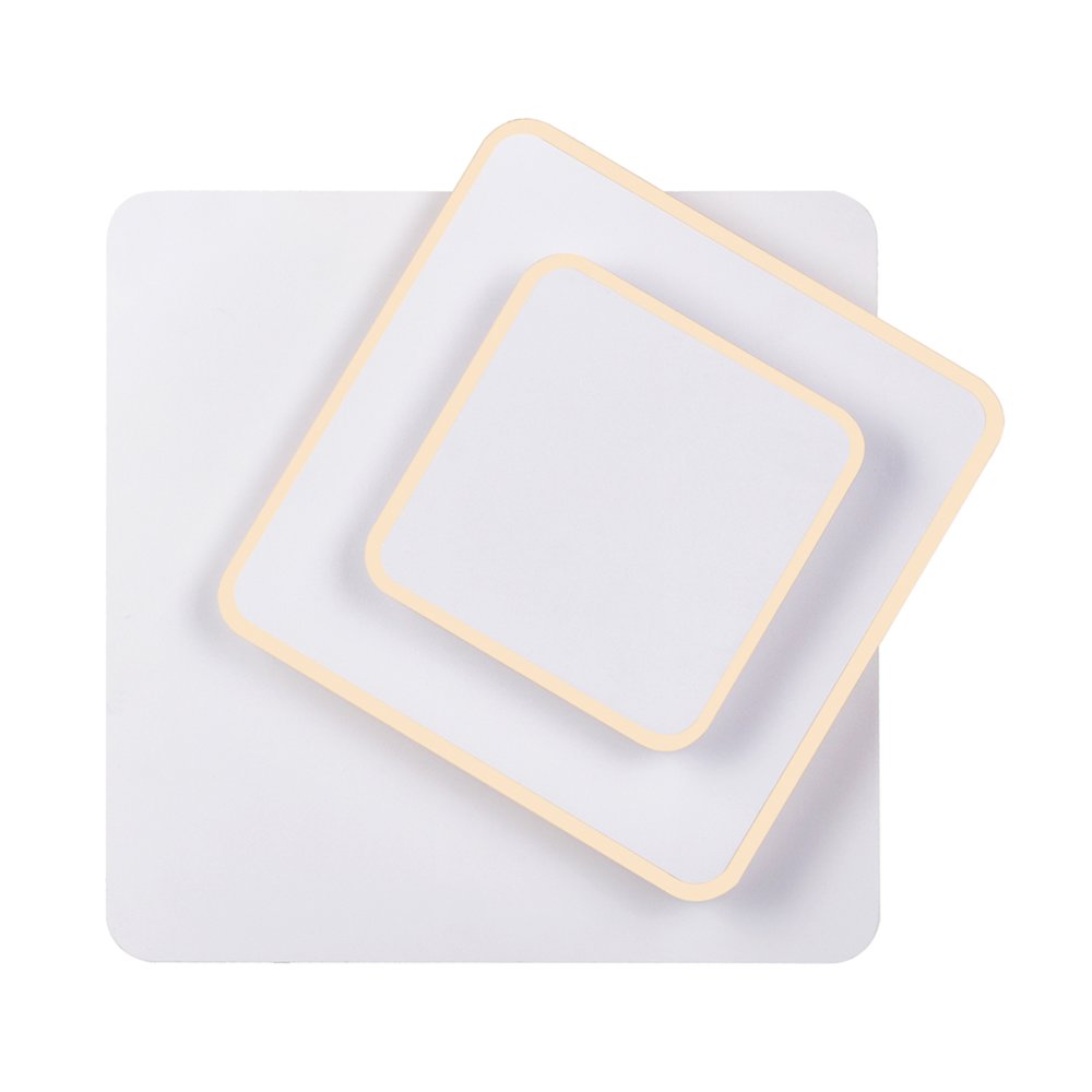 Private I Integrated LED Square Matte White Wall Sconce