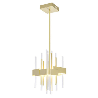 Millipede Integrated LED Satin Gold Mini Pendant
