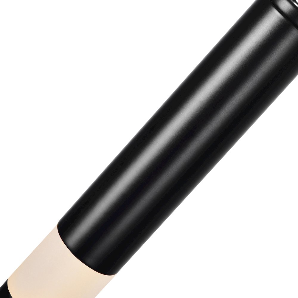 Flute 5 Light LED Chandelier With Black Finish