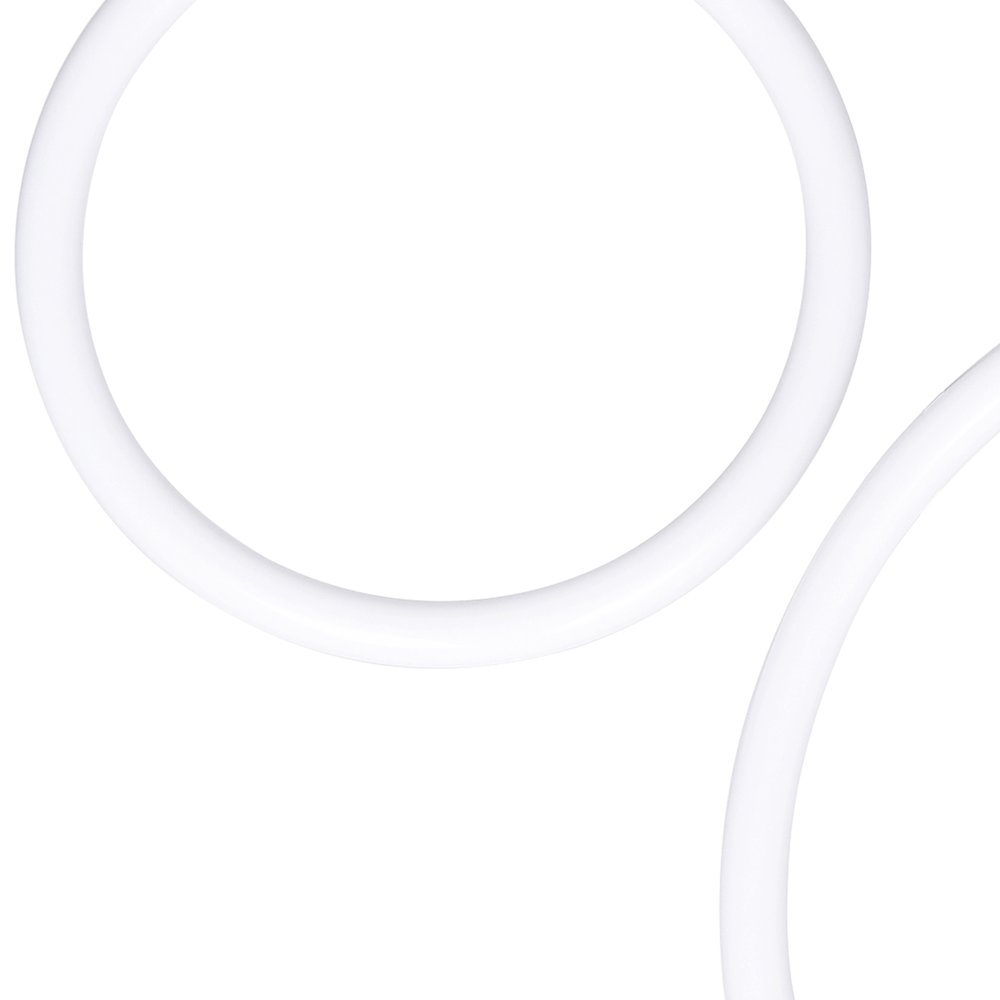 Hoops Integrated LED 23in 5 Ring Satin Gold Chandelier