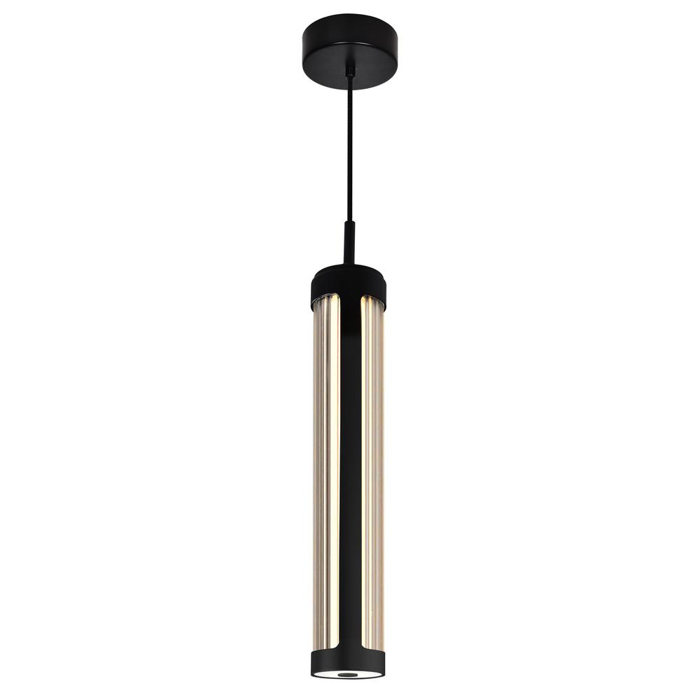 Neva Integrated LED 3in Black Pendant