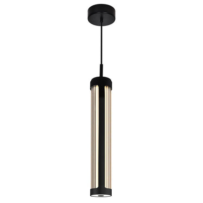 Neva Integrated LED 3in Black Pendant