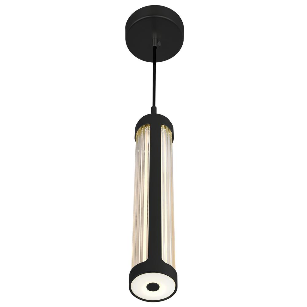 Neva Integrated LED 3in Black Pendant