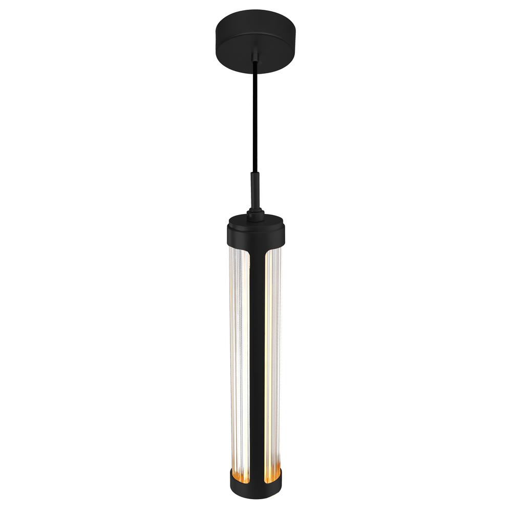 Neva Integrated LED 3in Black Pendant