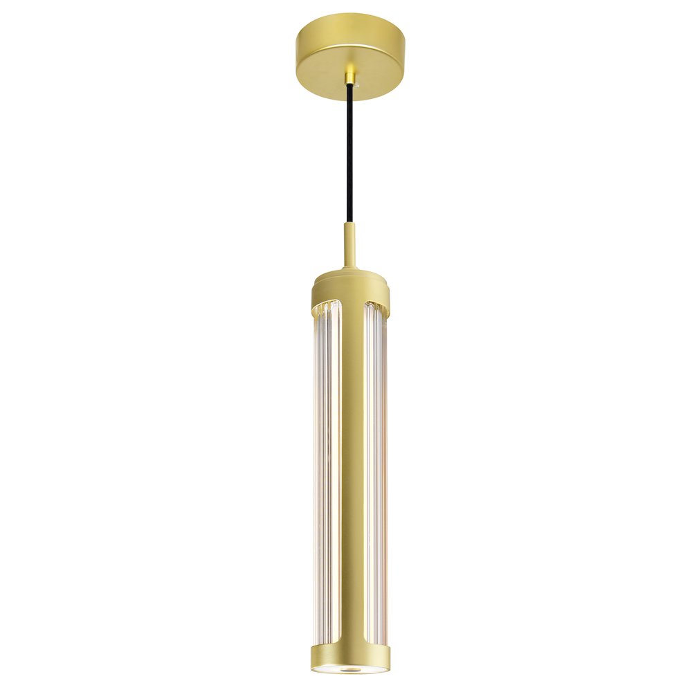 Neva Integrated LED 3in Satin Gold Pendant