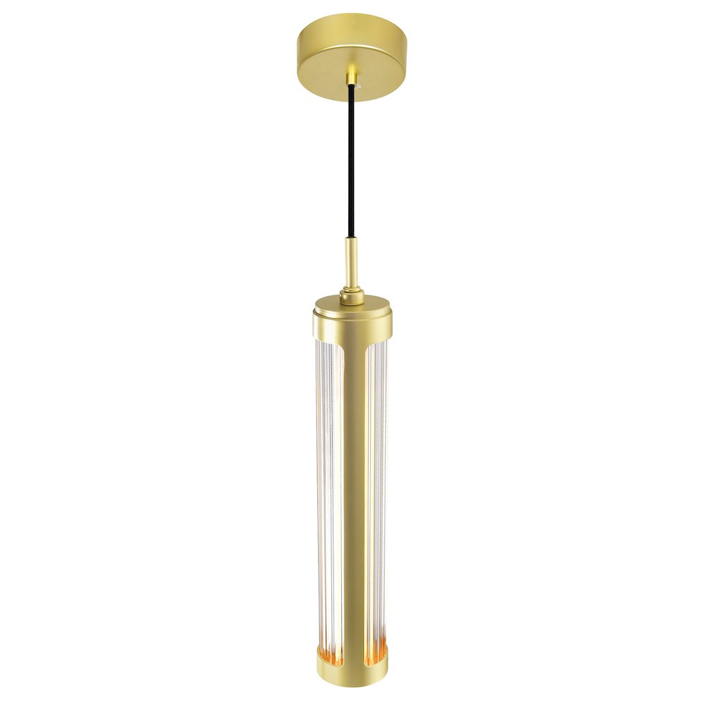 Neva Integrated LED 3in Satin Gold Pendant