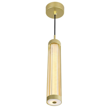 Neva Integrated LED 3in Satin Gold Pendant