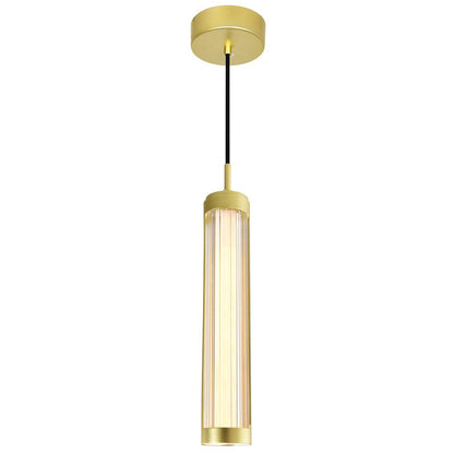 Neva Integrated LED 3in Satin Gold Pendant
