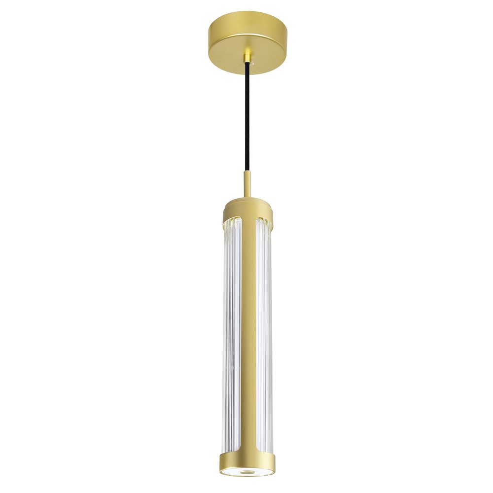 Neva Integrated LED 3in Satin Gold Pendant