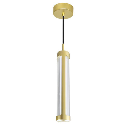 Neva Integrated LED 3in Satin Gold Pendant