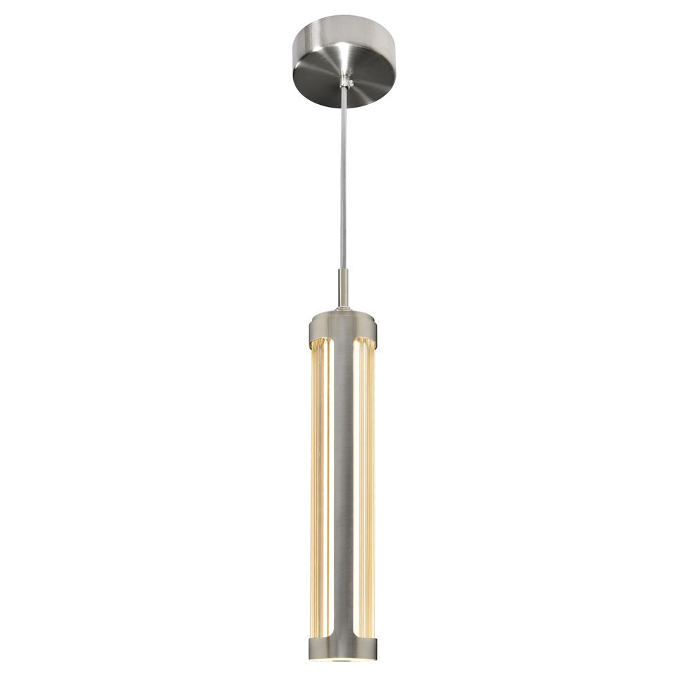 Neva Integrated LED 3in Satin Nickel Pendant