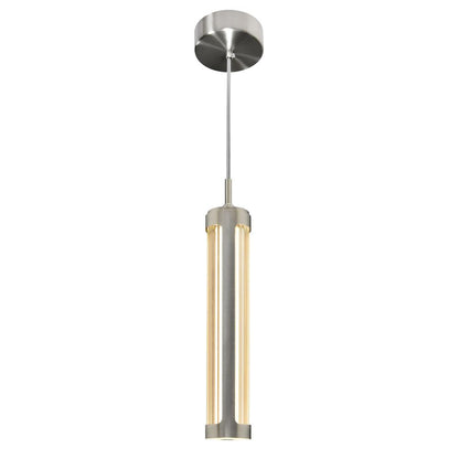 Neva Integrated LED 3in Satin Nickel Pendant