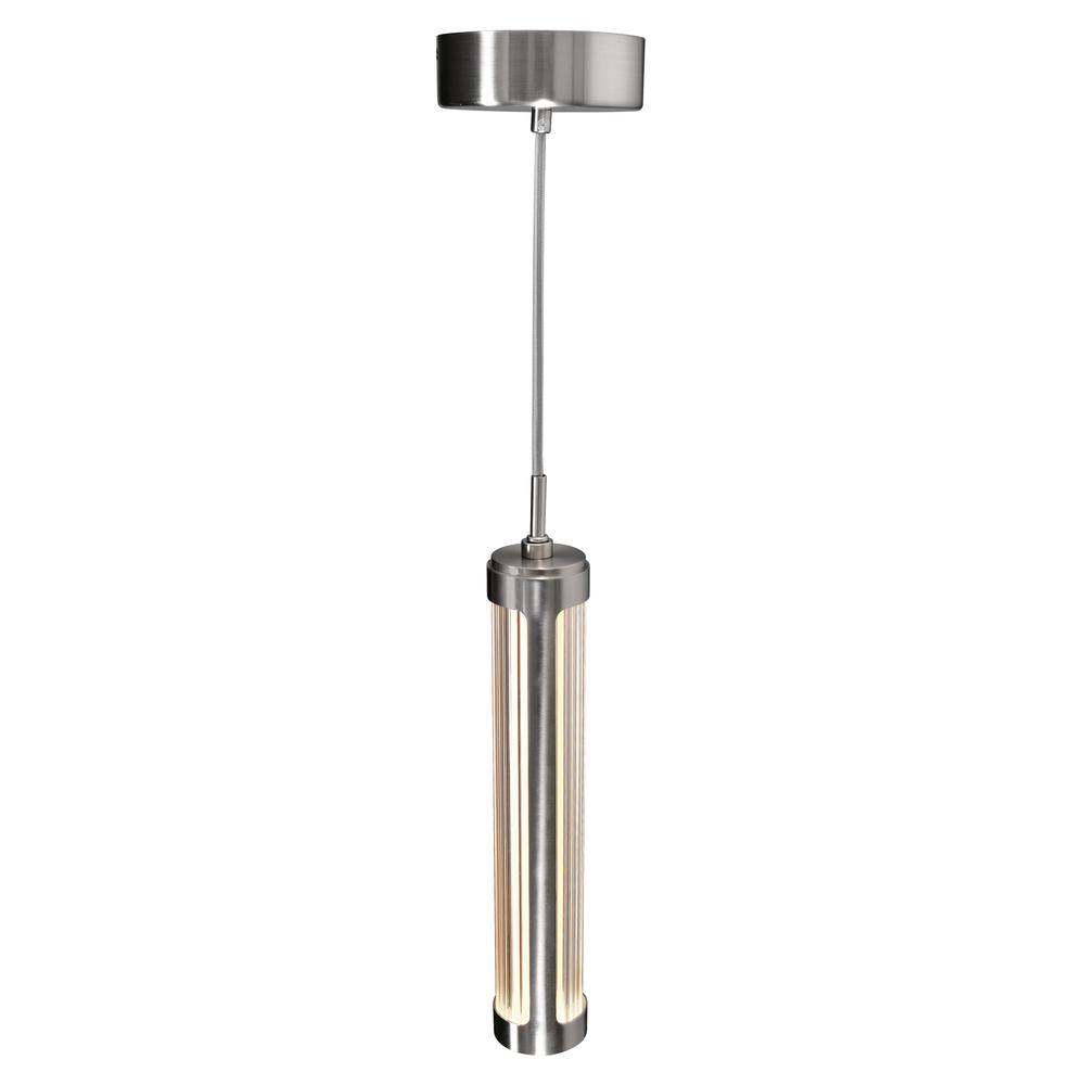 Neva Integrated LED 3in Satin Nickel Pendant