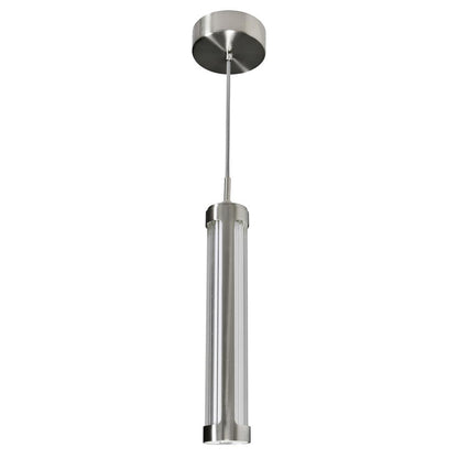 Neva Integrated LED 3in Satin Nickel Pendant