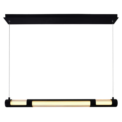 Neva Integrated LED 36in Black Chandelier