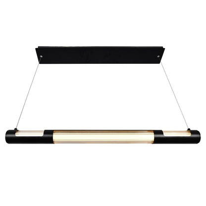 Neva Integrated LED 36in Black Chandelier