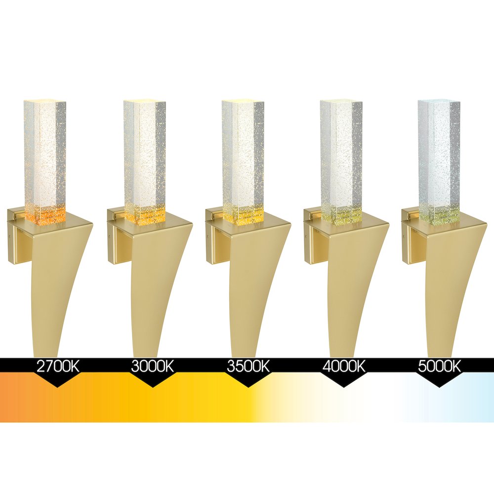 Catania Integrated LED 7in Satin Wall Light