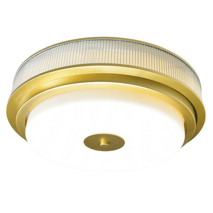 Valdivia 5 Light 22in Satin Gold Flush Mount