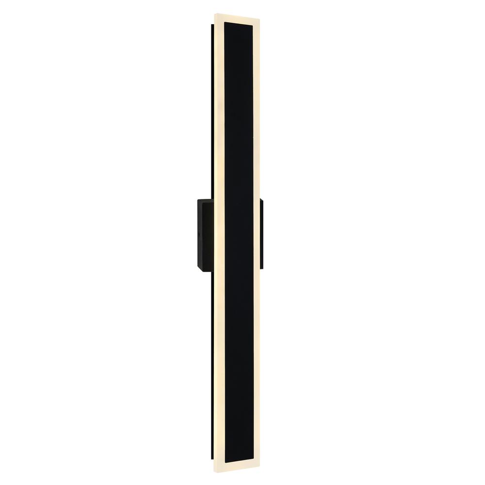 Malibu Integrated LED 40in Black Outdoor Wall Light