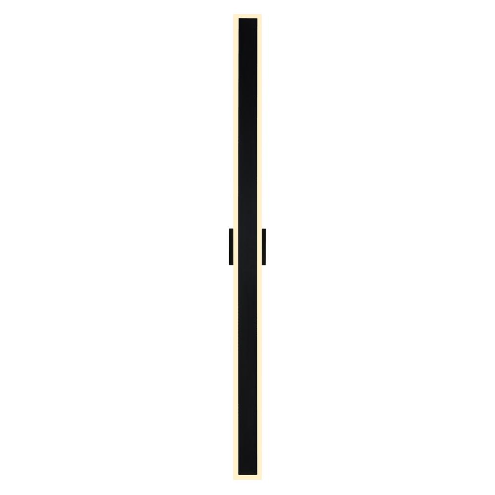 Malibu Integrated LED 80in Black Outdoor Wall Light