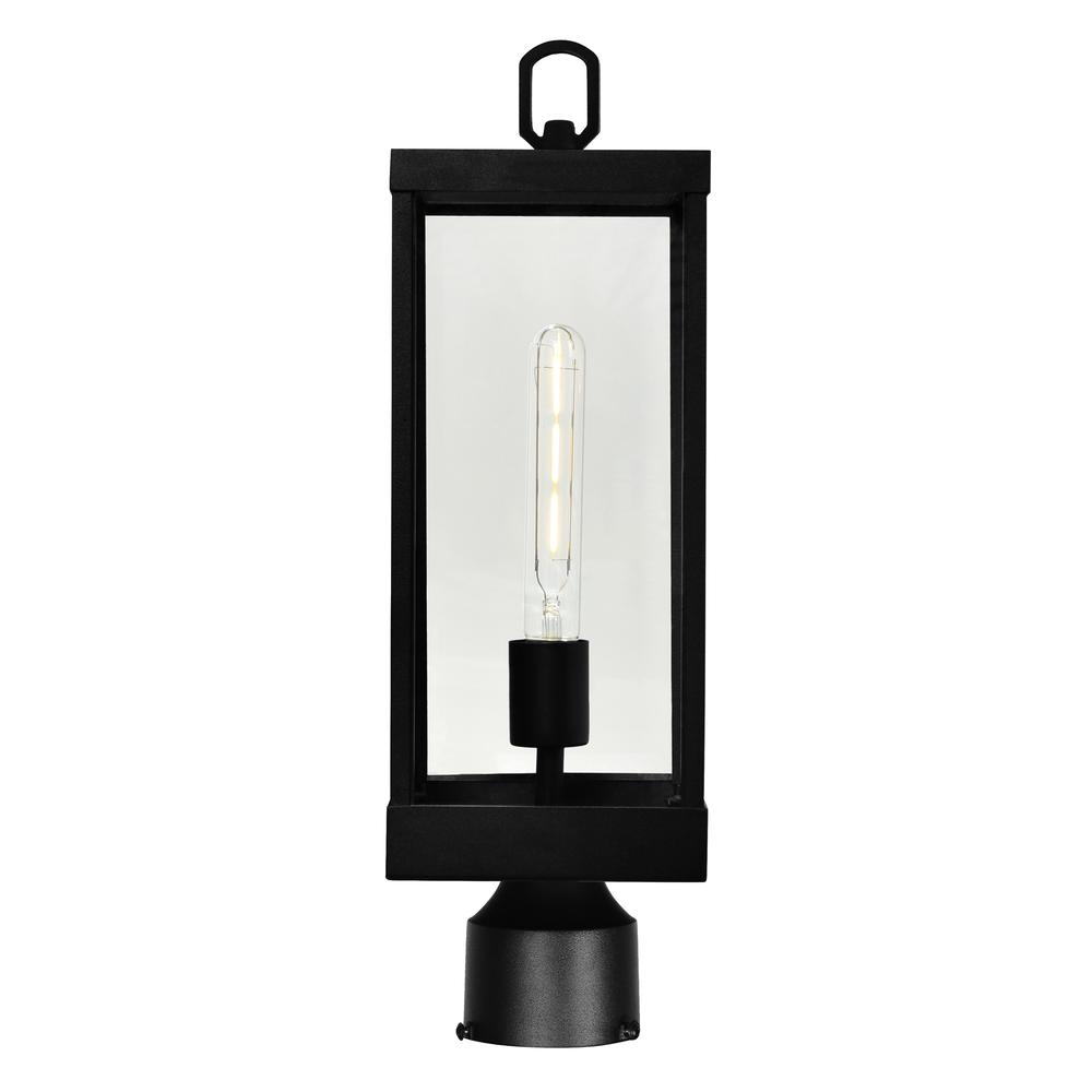 Windsor 1 Light Black Outdoor Lantern Head