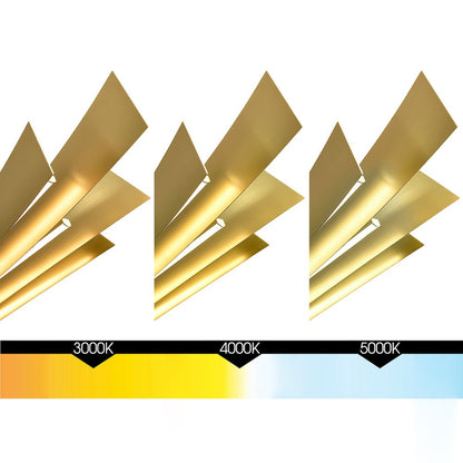 Candora Integrated LED 50in Brass Chandelier