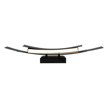 Candora Integrated LED 24in Black Vanity Light