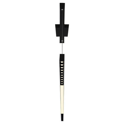 Pienza Integrated LED 45in Black Chandelier