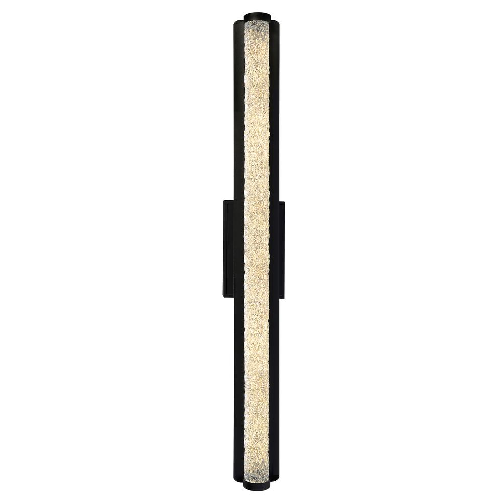Fiji Integrated LED 24in Black Outdoor Wall Light