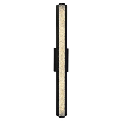 Fiji Integrated LED 24in Black Outdoor Wall Light