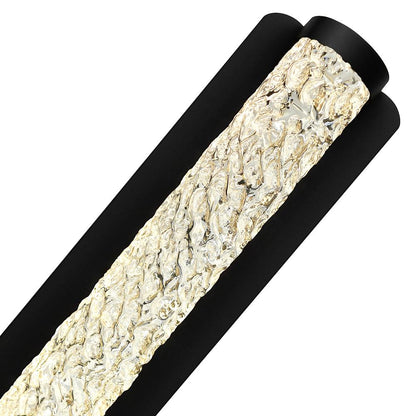 Fiji Integrated LED 24in Black Outdoor Wall Light