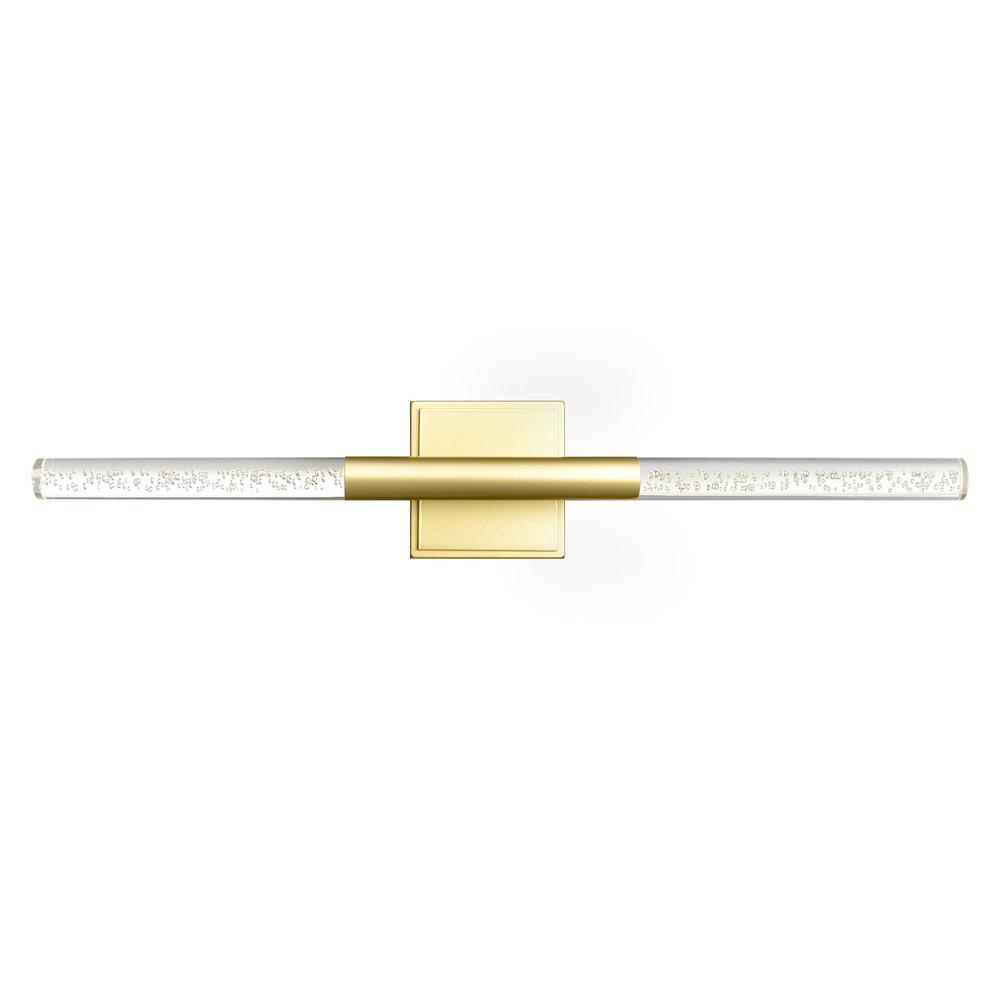Dragonswatch Integrated LED 26in Satin Gold Vanity Light