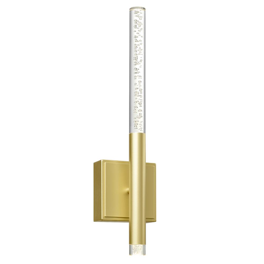 Dragonswatch Integrated LED 5in Satin Gold Wall Light