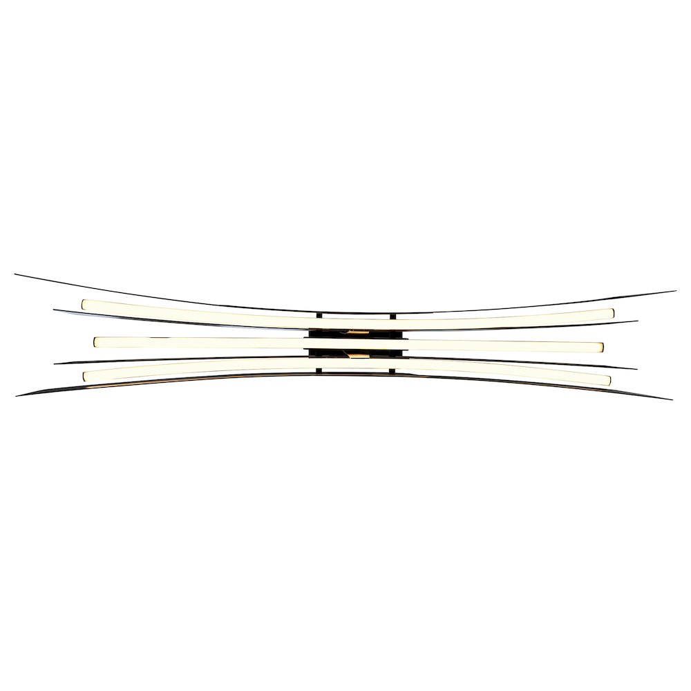 Solara Integrated LED 50in Black Chandelier