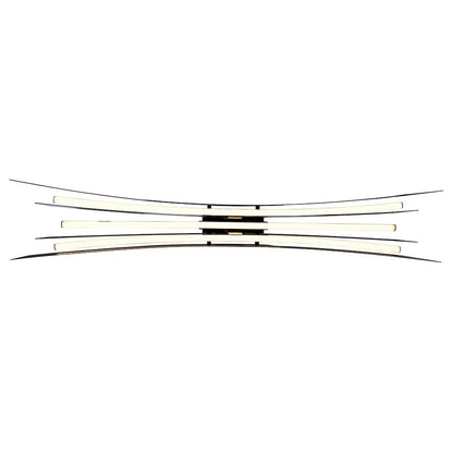 Solara Integrated LED 50in Black Chandelier