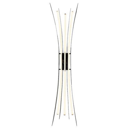 Solara Integrated LED 72in Black Chandelier